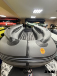 Надувная лодка X-River GRACE  WIND 380+фальшборт Серый/черный
