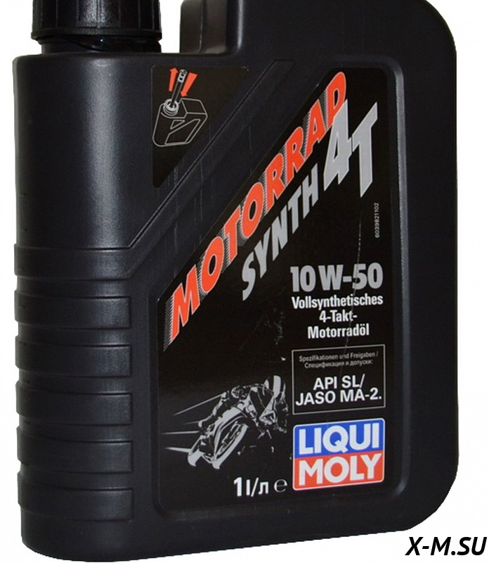 Масло LiquiMoly Motorrad Synth 4T 10W-50 1л Масло LiquiMoly Motorrad Synth 4T 10W-50 1л